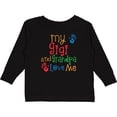 thumbnail image 3 of Inktastic My Gigi and Grandpa Love Me Boys or Girls Long Sleeve Toddler T-Shirt, 3 of 5