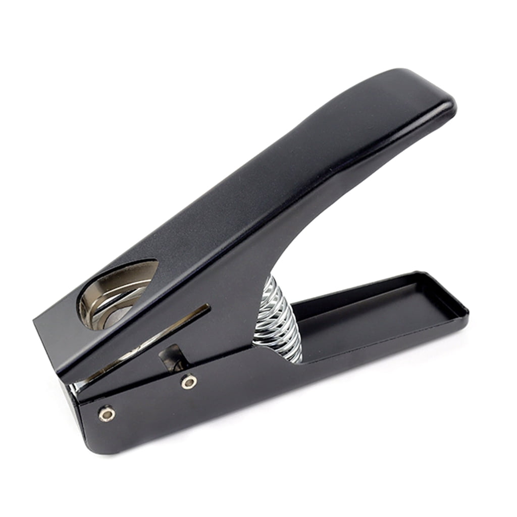 Oasiva Precisions Guitar Pick Maker Pick Cutting Device with Sharply for Accurate Standard Pick Shape Strong Metal Build