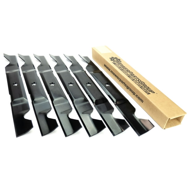 (6) Mower Blades for Craftsman Riding Mowers 46" Deck 405380 Ariens