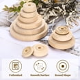 thumbnail image 3 of Uxcell Slab Wooden Wheel, Flat Unfinished Wood Hobby Wheel for Base DIY Model Cars Trucks 2-1/2" Dia. 3/8" Thick 1/4" Hole, 3 of 5