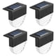 thumbnail image 2 of Fiudx Luces Solares Led para Escaleras, Lámparas de Pared Exteriores de Acero Inoxidable, Iluminación Decorativa para Vallas de Jardín, Activación Automática Por Sensor Al Anochecer, Fácil Instalació, 2 of 6