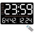 thumbnail image 2 of Digital Wall Clock,15.6 in LED Wall Clocks Large Display, 2 of 5