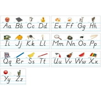 North Star Teacher Resources Alphabet Lines Bulletin Board Set, Multicolor, 7 Count