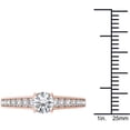 thumbnail image 4 of 1-1/4 Carat T.W. Diamond Classic Vintage 14kt Rose Gold Engagement Ring, 4 of 5