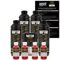 Raptor Hot Rod Red Urethane Spray-On Truck Bed Liner & Texture Coating, 4 Liters