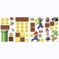 thumbnail image 2 of RoomMates Nintendo Super Mario Build A Scene Peel And Stick Wall Decals, 2 of 2