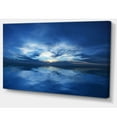 thumbnail image 2 of Blue Waters and Blue Sky Sunset - Uvre d'Art Moderne sur Toile, 2 of 3