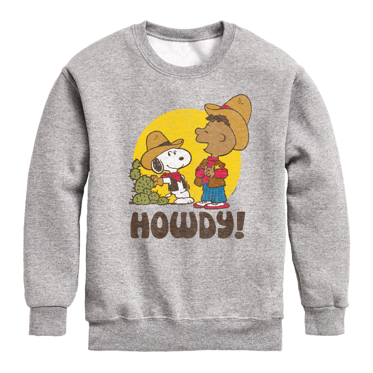 Peanuts - Aaugh Pattern Charlie Brown - Toddler And Youth Crewneck 