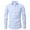 Light Blue, variant on BiZtdJrK Mens Big and Tall Dress Shirts Long Sleeve Button Down Business Work Tops Solid Casual Lapel Shirts Elegant Wedding Party Prom Shirts Todays Daily Sales White M