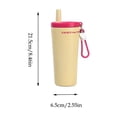 thumbnail image 3 of 520ml Stainless Steel Insulated Water Bottle With Straw Large Capacity Coffee Cup Home Camping And Office Water Cup, 3 of 7