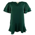 thumbnail image 4 of Michael Kors Women's Ruffle Rhinestone Top-RW-XS, 4 of 4