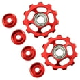thumbnail image 4 of Miangastore 2 Pcs Roue Arrière de Dérailleur de Vélo en Alliage d'Aluminium 11T pour (Rouge), 4 of 8