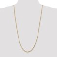 thumbnail image 2 of 10k Yellow Gold 3mm Rope Chain Necklace Pendant Charm, 2 of 9