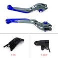thumbnail image 2 of Adjustable Extendable Brake & Clutch Lever for Speed Triple R 1200 Scrambler Blue, 2 of 10