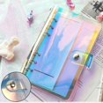 thumbnail image 2 of ziyahi 6 Rings A6 Notebook Binder Loose Leaf Folder Budgeting Expense Saving Color, 2 of 5