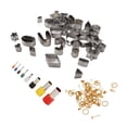 thumbnail image 1 of Kit De Aretes De Arcilla Polimérica, Juego De Cortadores De Arcilla Polimérica De Producción De Bricolaje Mano De Obra Fina 136 Piezas Para Arcilla Artesanal De Bricolaje, 1 of 8