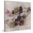 thumbnail image 3 of "Purple Flowers 2" Painting Print on Wrapped Canvas, 3 of 5