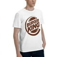 thumbnail image 2 of Burger King Logo Men'S Basic Short Sleeve T-Shirt Fashion White Xx-Large, 2 of 8