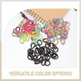 thumbnail image 3 of FUTUREORYY 150pcs Small Multicolor Hair Bands Rubber Spring Colors Elastic Durability for Girls Everyday Use, 3 of 7