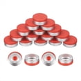 thumbnail image 1 of Tapas Abatibles, 200 Piezas, Tapas Abatibles Sin Rebabas, Sellos, Tapas con Sellos Abatibles, Cubiertas Rojas, 13 mm, 1 of 5