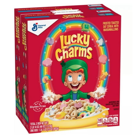 Lucky Charms Unicorn Marshmallow Cereal (23 oz., 2 pk.)