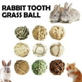 thumbnail image 3 of Pet Chew Toys Hamster Rabbit Guinea Pig Natural Grass Straw Ball HOT Woven T8S6, 3 of 8