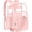 Light Pink, variant on Sanmadrola Clear Backpack Clear Bag Heavy Duty Waterproof Transparent Large PVC Backpacks for Teenagers Women Men for Stadium School College Travel Work Hiking, Pink