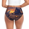 thumbnail image 3 of Womens Underwear - Halloween Farm Pumpkin Ghost B No Show Seamless Underwear for Women, Stretch Women's Panties, Hipster Soft Comfort Ladies Panties Bikini Underwear Briefs, 3 of 6