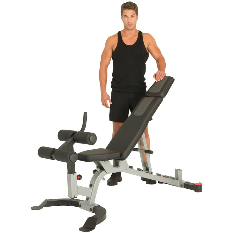 IRONMAN Triathlon X Class 1500 lb Light Commercial Utility Weight Bench with IRONMAN X Class Olympic Preacher Curl and Leg Developer Attachment Walmart