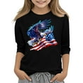 thumbnail image 1 of Chandail à Manches Longues Col Rond pour Enfants, Mélange de Coton Doux et Respirant, Couche de Base Noire Unie, Coupe Régulière, Lavable en Machine, pour Usage Quotidien et Fêtes d'Anniversaire, 1 of 4