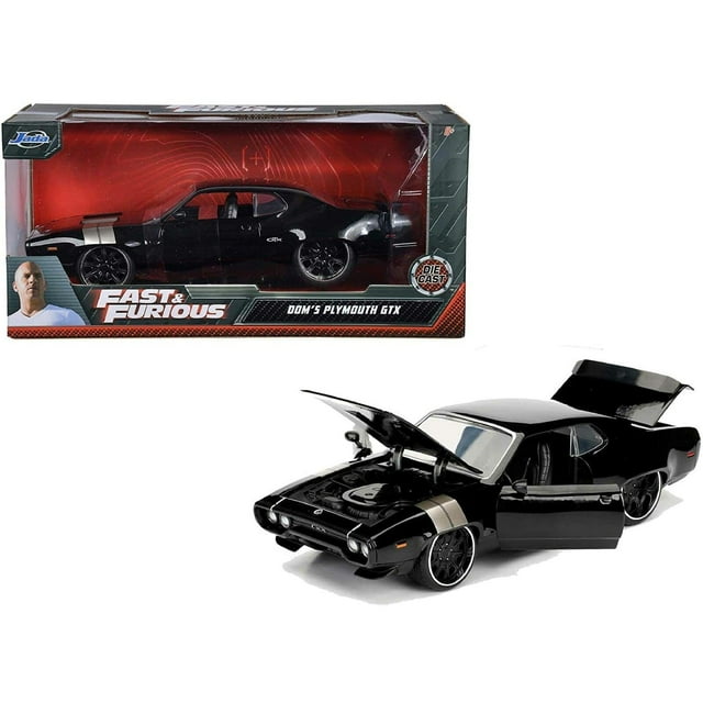Coche fundido a presión Jada Toys Fast & Furious 1:24 Dom's Plymouth GTX