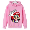 thumbnail image 2 of Sudadera con capucha de Super Mario Bros para niños, ropa de manga larga, moda de primavera y otoño, 2024, 2 of 5