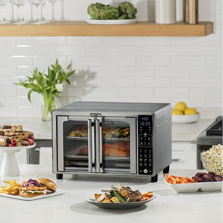 New Gourmia 6-Slice Digital Toaster Oven Air Fryer with 19 One