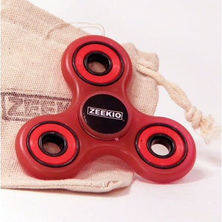 Glow in the Dark Hand Spinner Toy - Fidget Spinner - Pink 