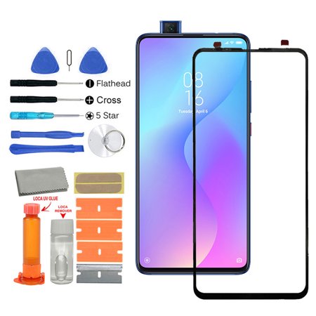 

Gotofar Replacement Outer Front Glass Screen UV Glue Kit for Xiaomi 8 9 Redmi K20 Pro