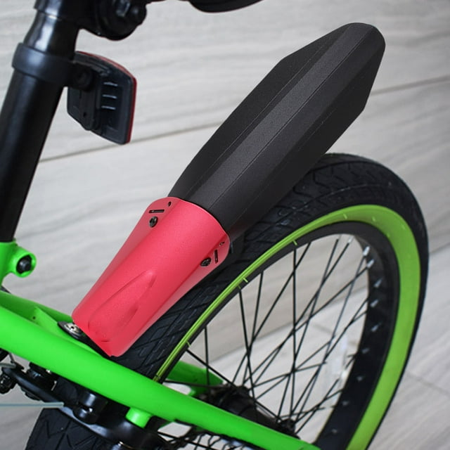Folding Bike Mudguards Set Aluminum Alloy Front Rear Mudguard PP Nylon Telescopic Adjustable for 14-20 Inch Bicycles with Installation Tools