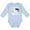 AE-Light Blue, variant on Inktastic No, This Ain't My 1st Rodeo Cowboy Hat and Lasso Boys or Girls Long Sleeve Baby Bodysuit
