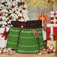 thumbnail image 6 of Rocae American Football Field2 Print Christmas Drawstring Linen Gift Bag with Drawstrings Treat Bag Goody Present Bags for Christmas Party Favor, 6 of 8