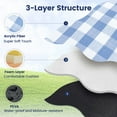 thumbnail image 4 of Manta de picnic extra grande impermeable 200 x 200 cm Sapsisel, 4 of 8