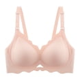 thumbnail image 4 of TIANZEN Enhancing Seamless Wireless Full Figure Bra For Comfort Fit Padded U Shape With Lightly Lift For Plus Size Non Underwire Low Sports Bra, 4 of 4
