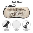 thumbnail image 4 of Picia Cows On The Farm Print Sunglasses Case, Eyeglasses Case Protector Large Glasses Case, Key Lock Case Protective Glasses Holder Eyeglasses Cases, 4 of 8