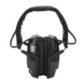 thumbnail image 3 of Cache-oreilles de Protection, Cache-Oreilles Pliables Compacts Confortables Multifonctions pour Chasse, Événements Sportifs, Projets de Menuiserie Noir, Vert, 3 of 8