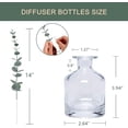 thumbnail image 3 of HOSSIAN Reed Diffuser Bottle-Diffuser Bottles Empty-Glass Diffuser Bottles-150ml 5 fl oz-Diffuser Jars for Home Fragrance Set of 3, 3 of 8