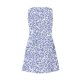 thumbnail image 5 of Fuera Del Hombro Vestido Largo de la Moda de Verano de las Mujeres Flor de Impresión de Bolsillo sin Mangas Cuello en V, Vestido Casual para Diario, 5 of 9