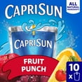 thumbnail image 3 of (4 pack) Capri Sun Fruit Punch Flavored with other natural flavor Juice Drink Blend, 10 ct Box, 6 fl oz Pouches, 3 of 16