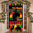 thumbnail image 6 of Colorful Design Black History Banner Red Yellow Green Display Fist Symbol Geometric Pattern Cultural Backdrop for Black History Month Cultural Events Celebrations, 6 of 9