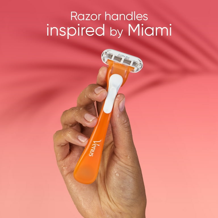 Venus Miami Sunset Smooth Sensitive, Disposable Women's Razors, 3