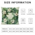 thumbnail image 5 of JRXY Spring Pillow Covers for Home Decor Farmhouse Magnolia Wreath Country Cow Vintage Flower Floral Truck Rustic Decorative Throw Pillow Cases for Outdoor Porch Decorations White, 5 of 5