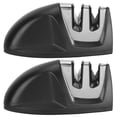 thumbnail image 2 of zhangqiuzhi 2Pcs 2-Slot Multifunctional V shaped Bottom Household Kitchen Knife Sharpener Sharpening Tool, 2 of 15