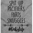 thumbnail image 2 of Spit Up Pacifier Snuggle Babies Life Bodysuit Jumper Girls Infant Baby Brisco Brands 12M, 2 of 6